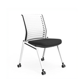 Tec-A Stackable Training Chair With Wheels - Gavisco Office Furniture
