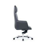 Tulip High Back Genuine Leather Executive Chair - Gavisco Office Furniture
