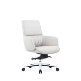 Tulip-M Mid Back Genuine Leather Executive Chair - Gavisco Office Furniture