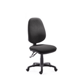 Vantage Mid Back Fabric Ergonomic Office Chair with No Armrest