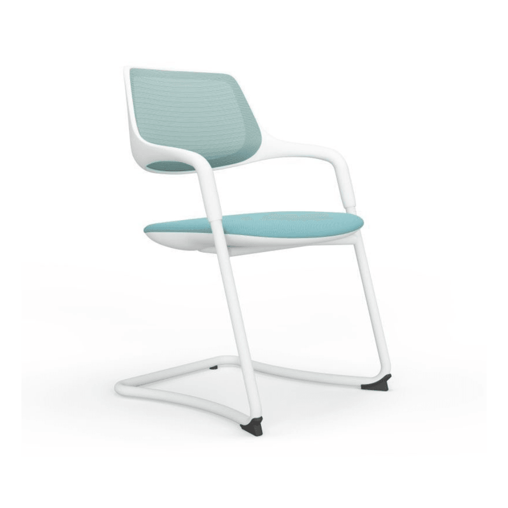 Vela-B Stackable Visitor Meeting Cantilever Chair - Gavisco Office Furniture