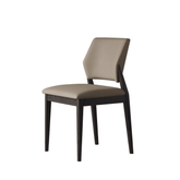 Voruna 簡約皮革實木餐椅