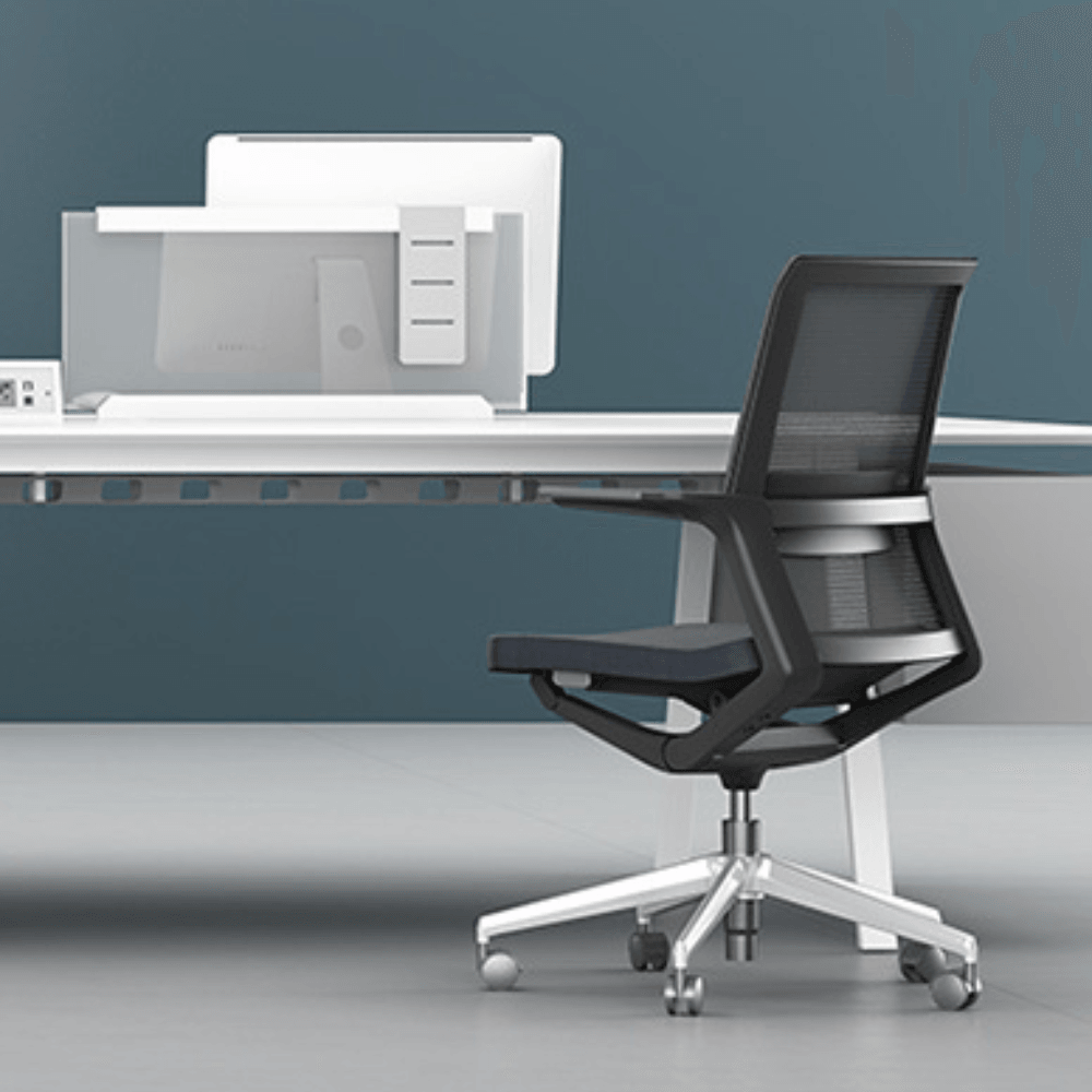 Wing Mid Back Modern Ergonomic Office Swivel Chair - Gavisco Office Furniture