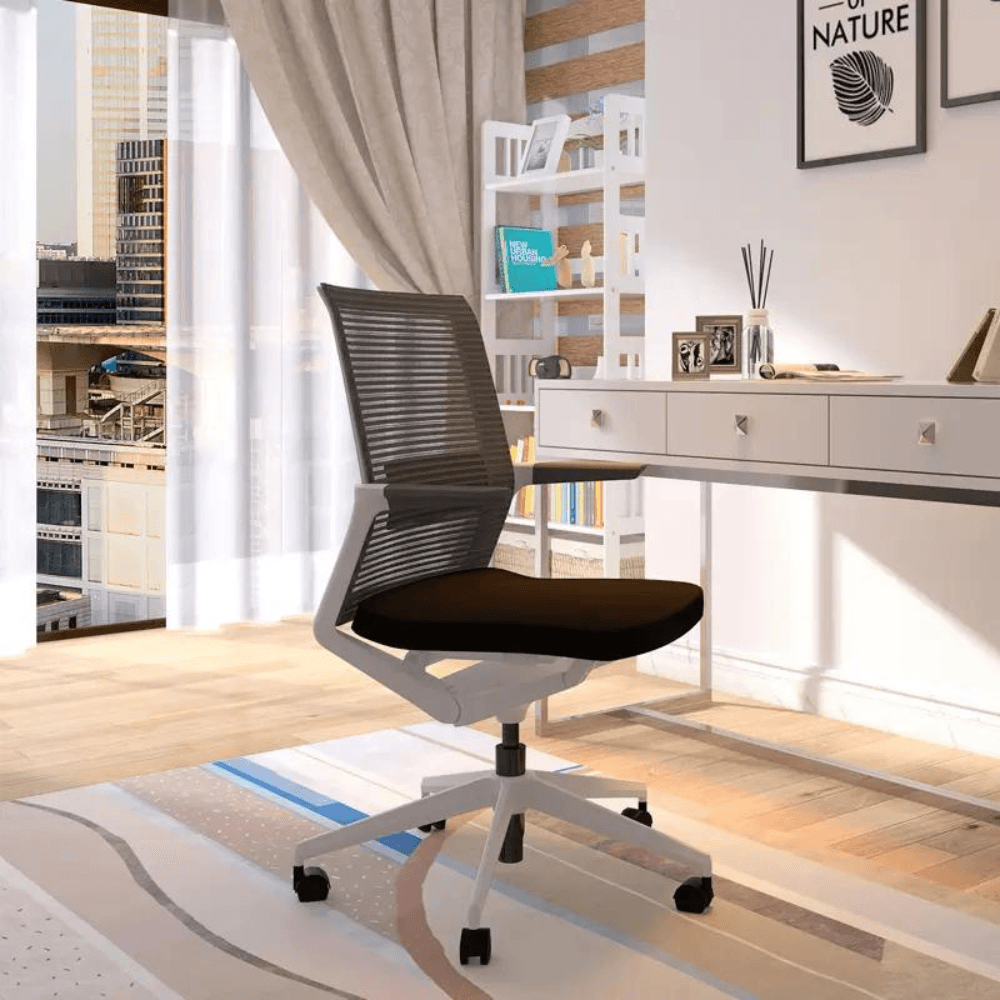 Wing Mid Back Modern Ergonomic Office Swivel Chair - Gavisco Office Furniture