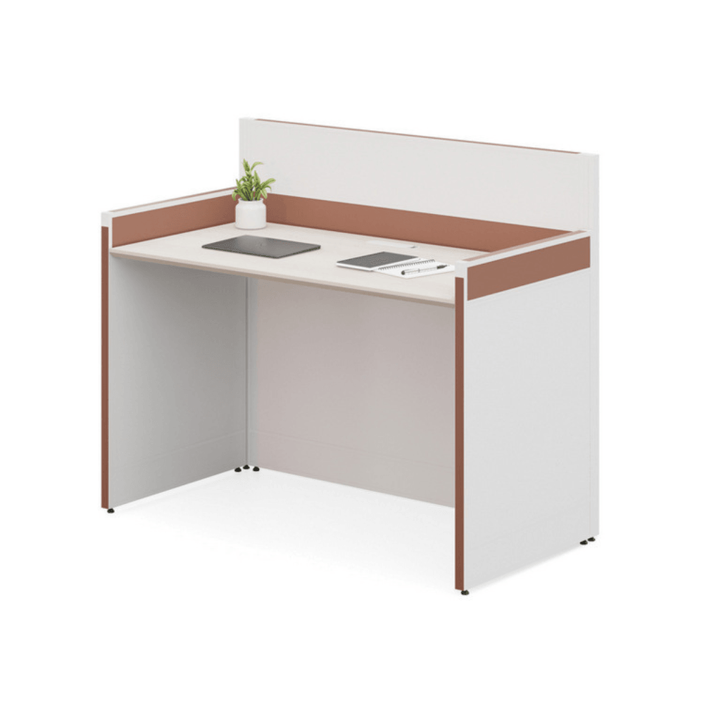 Wise-A Office Desk Workbench with Partition - Gavisco Office Furniture