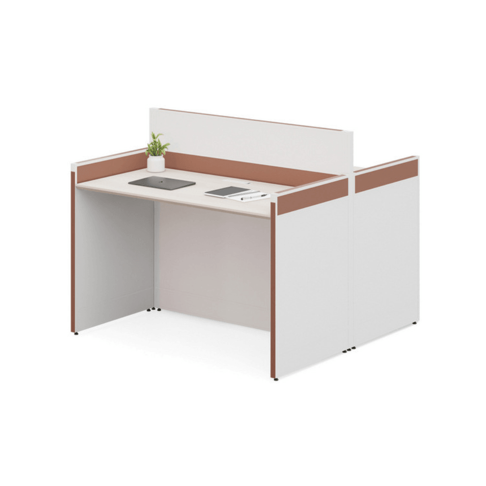Wise-A Office Desk Workbench with Partition - Gavisco Office Furniture