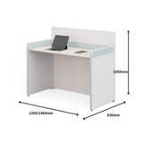Wise-A Office Desk Workbench with Partition - Gavisco Office Furniture