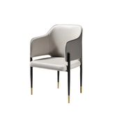 Wiseman Modern Slim Leather Dining Room Side Chair