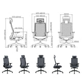 Yeti High Back Advance Ergonomic Office Chair - Gavisco Office Furniture