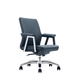 Zoid-M Mid Back Genuine Leather Executive Chair - Gavisco Office Furniture