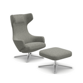 Repos Grand Luxury Office Lounge Leisure Armchair with Ottoman - Gavisco Office Furniture