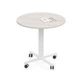 Kalex-A Gas Lifting Mobile Round Coffee Side Table - Gavisco Office Furniture