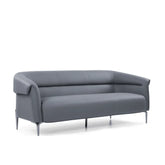 Loft Three Seater Leather Office Lounge Sofa - Gavisco Office Furniture