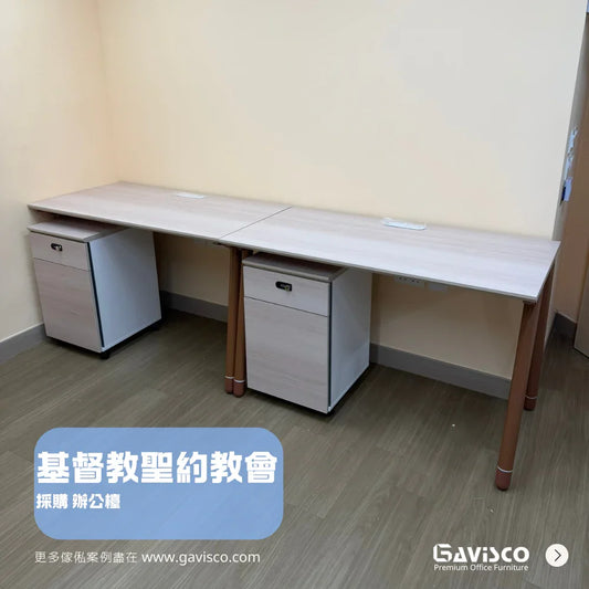 Pioneer2 Office Desk with Pedestal Showcase