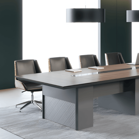 Sino Wooden Conference Meeting Table with Cable Management - Gavisco Office Furniture