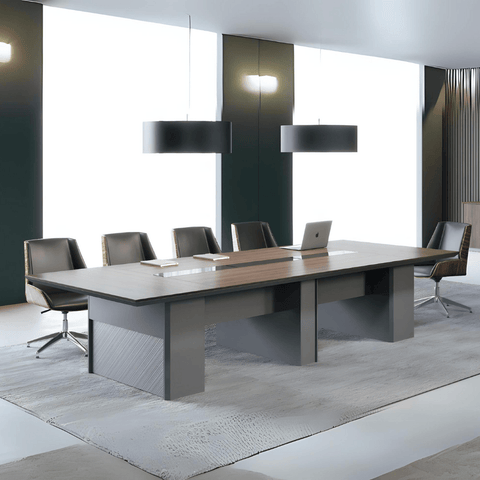 Sino Wooden Conference Meeting Table with Cable Management - Gavisco Office Furniture