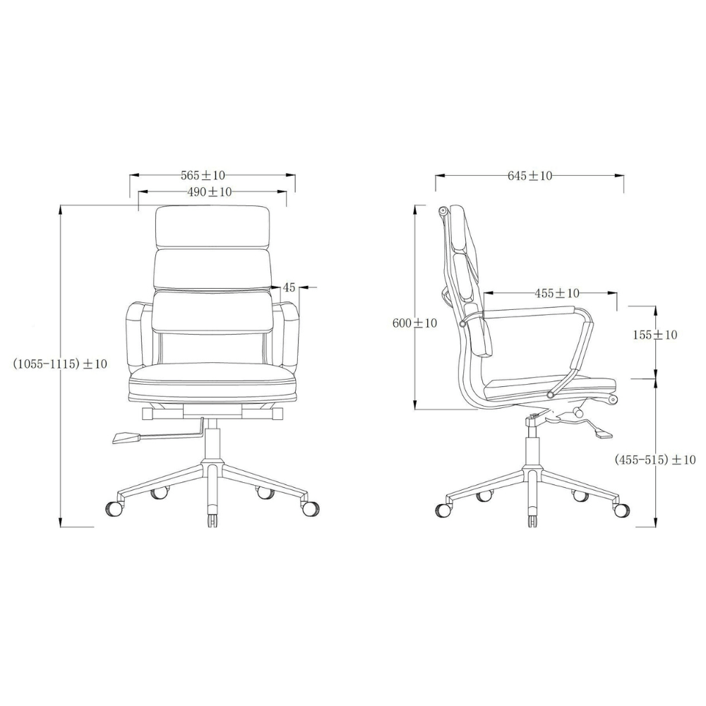 Avanti High Back Leather Office Conference Meeting Chair