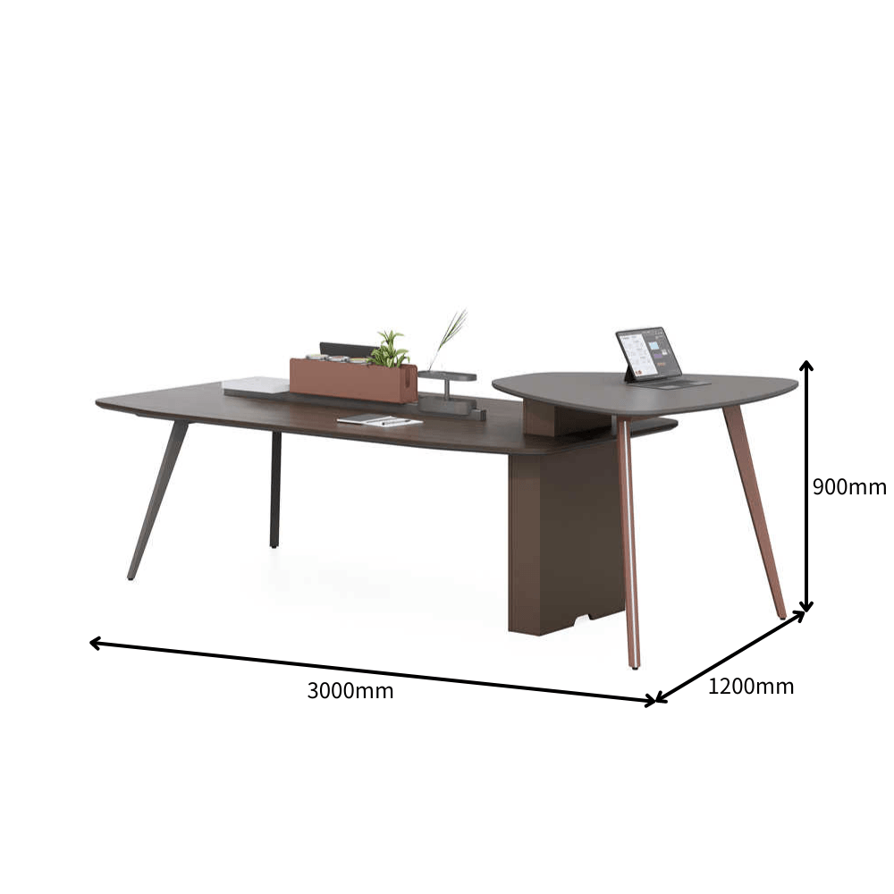 Dex Modern Wooden Double Layer Conference Meeting Table - Gavisco Office Furniture