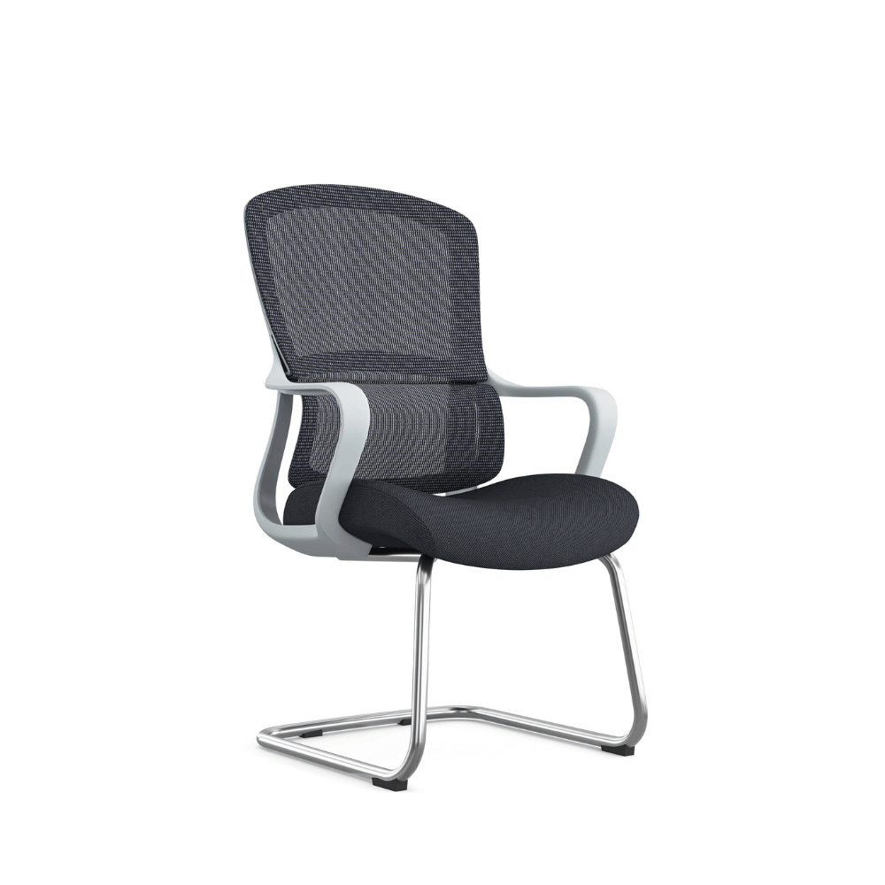 Curve-V Mid Back Office Meeting Cantilever Chair