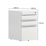DTG4 3-Drawer Steel Mobile Pedestal