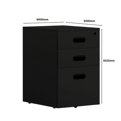 DTG2 3-Drawer Steel Mobile Pedestal
