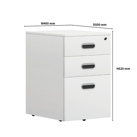 DTG2 3-Drawer Steel Mobile Pedestal