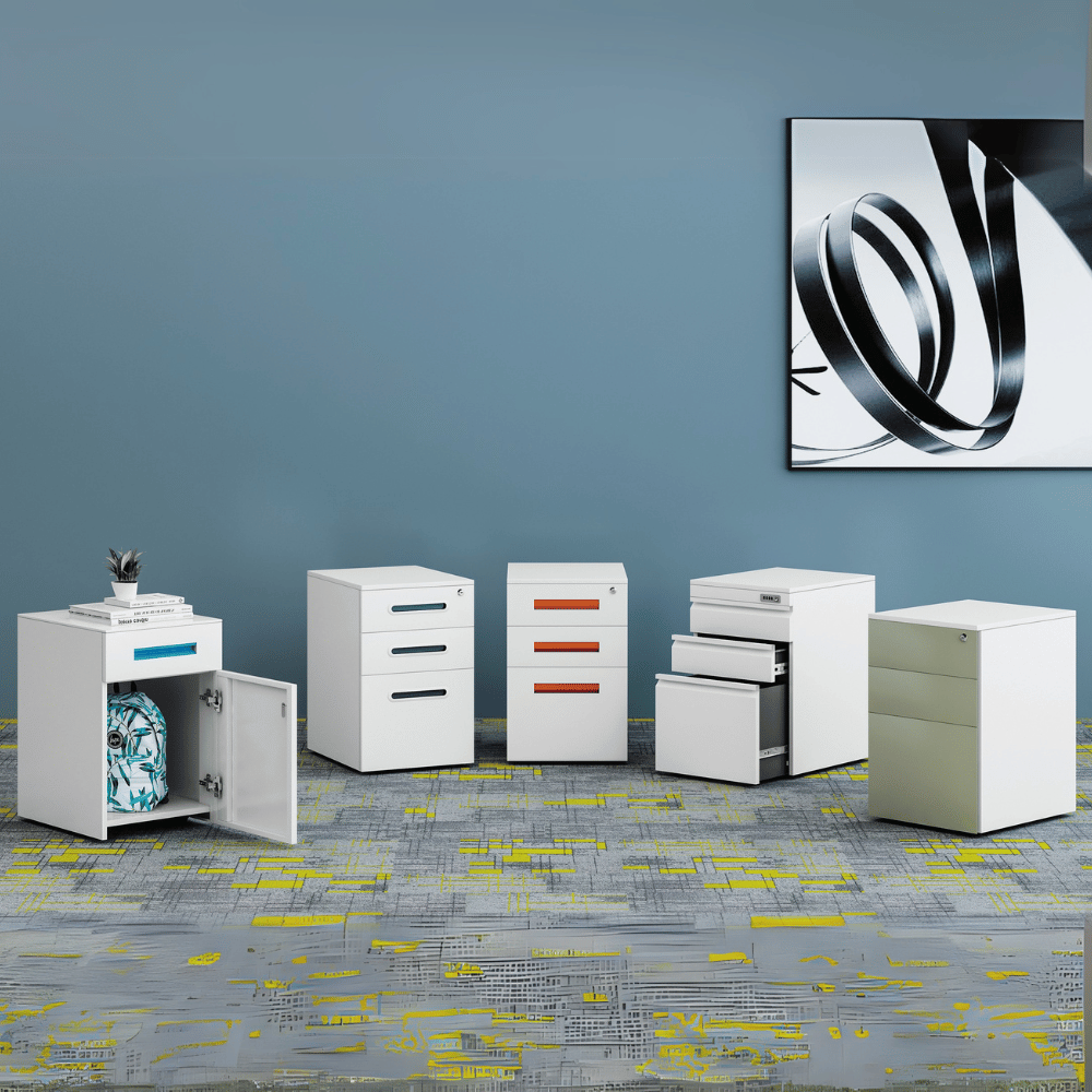 DTG1 Steel Mobile Pedestal Storage Cabinet