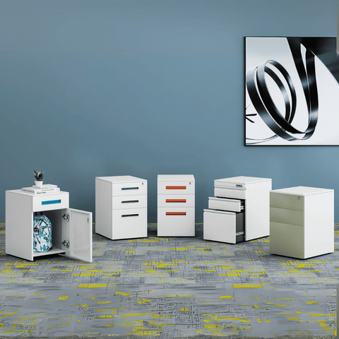 DTG1 Steel Mobile Pedestal Storage Cabinet