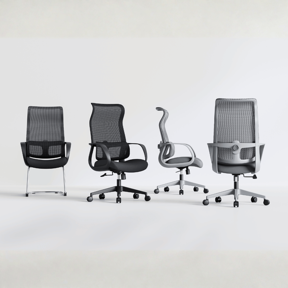 Hertz-V High Back Office Cantilever Chair