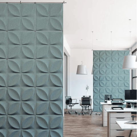 3D Carved Decorative PET Acoustic Panel