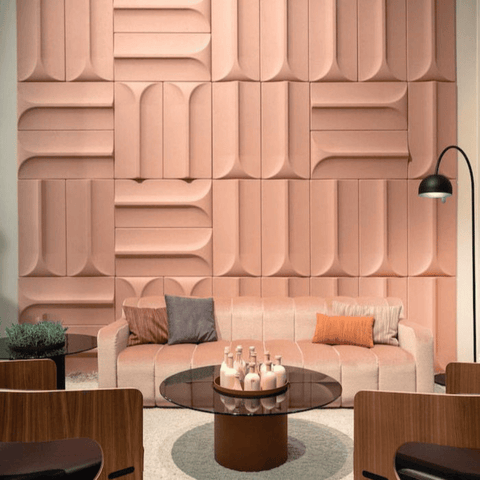 3D Carved Decorative PET Acoustic Panel