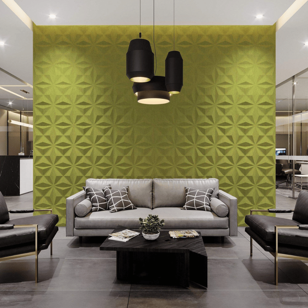 3D Carved Decorative PET Acoustic Panel