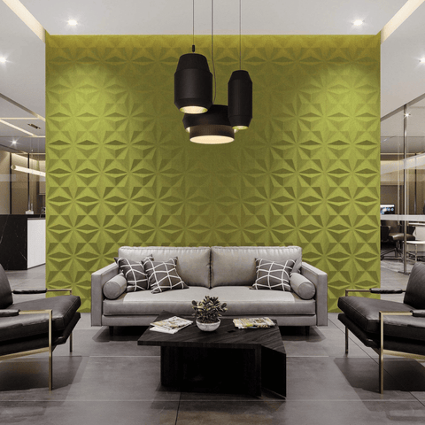 3D Carved Decorative PET Acoustic Panel