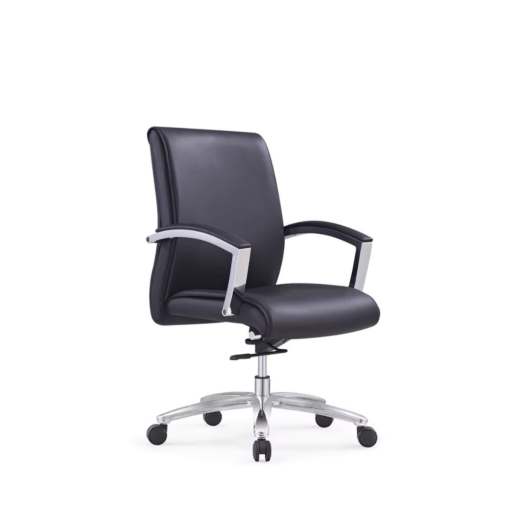 AR92-M Mid Back Office Leather Executive Chair - Gavisco Office Furniture