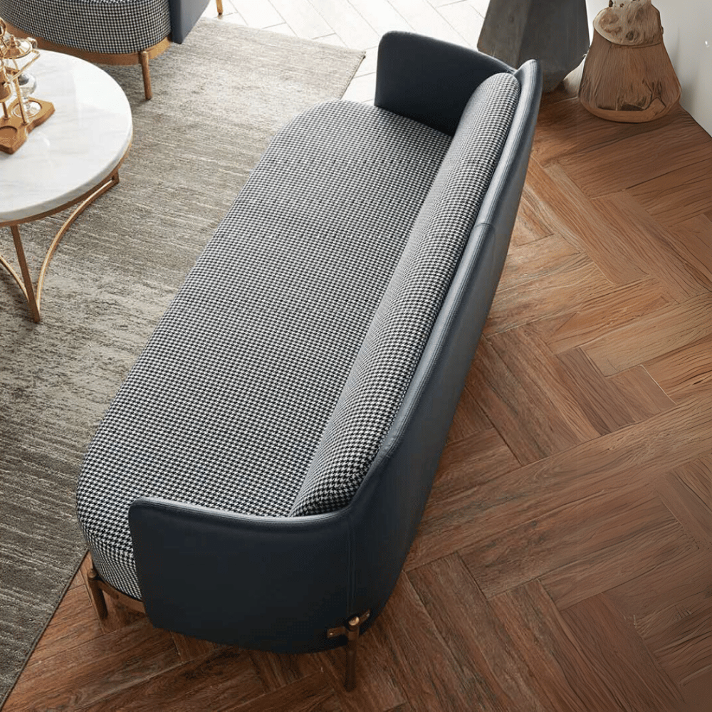 Adino Three Seater Luxury Nordic Fabric Lounge Sofa