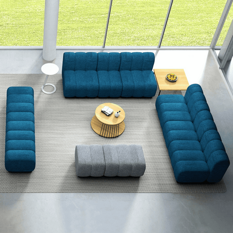 Bob Designer Office Fabric Lounge Modular Sectional Sofa System - Gavisco Office Furniture