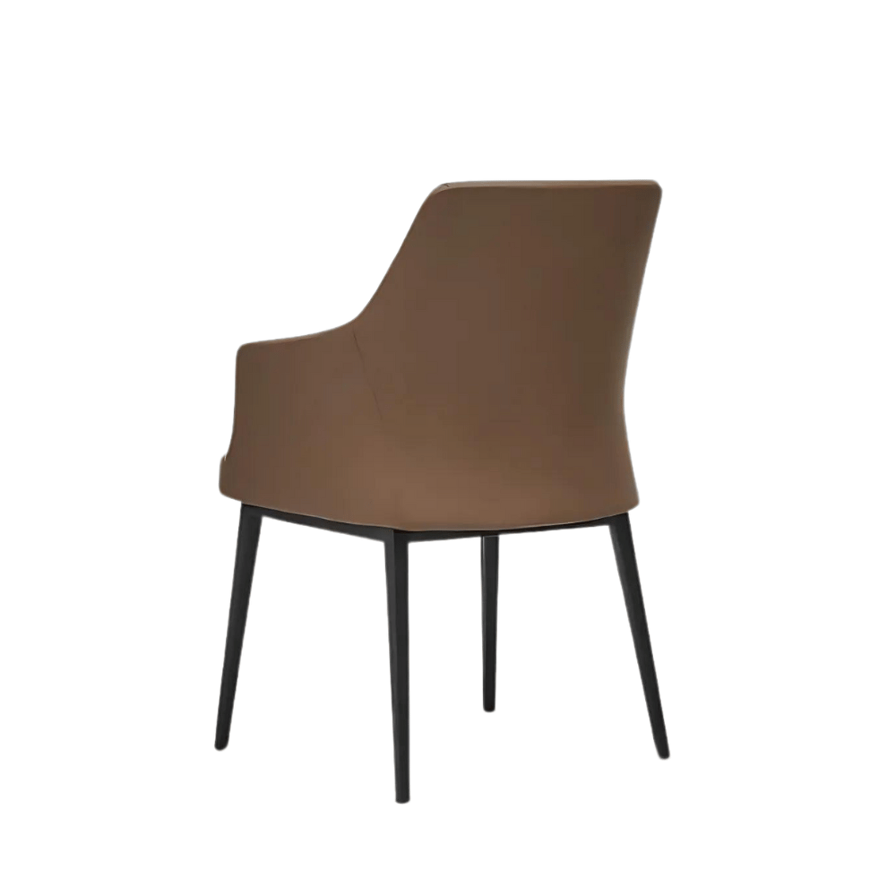 Eva Luxury Leather Office Dining Room Side Armchair