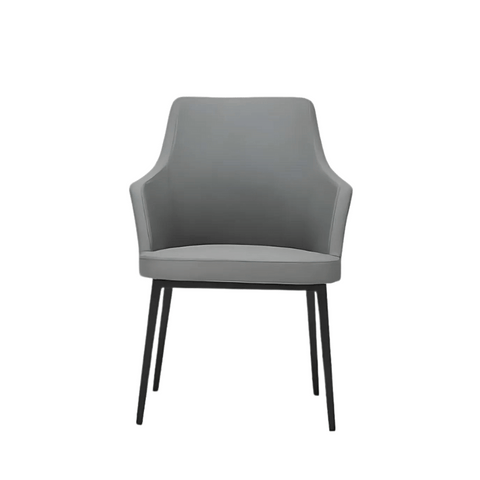 Eva Luxury Leather Office Dining Room Side Armchair