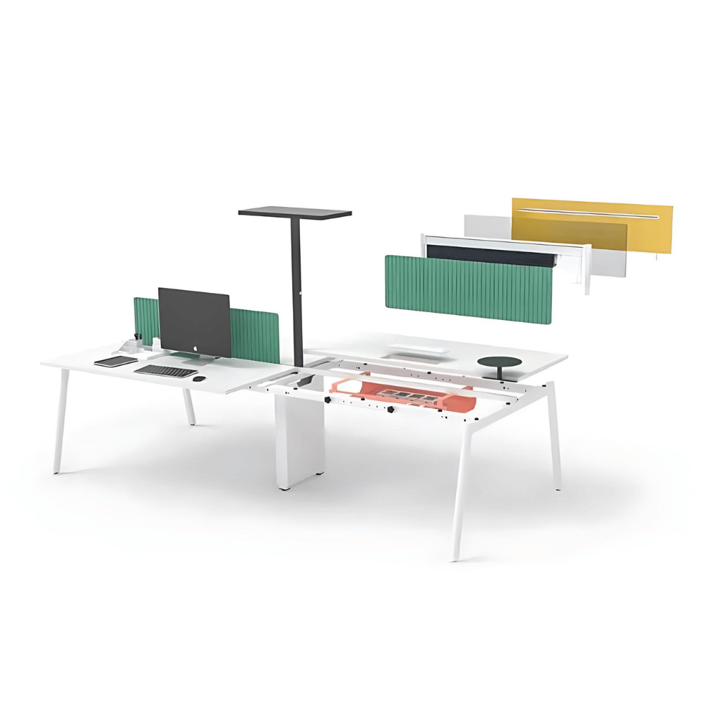 FAB-B Metal Frame Modular Office Workstation Desk with Storage Cabinet