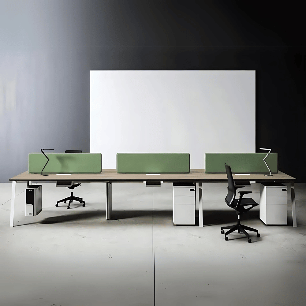 FAB-B Metal Frame Modular Office Workstation Desk with Storage Cabinet - Gavisco Office Furniture