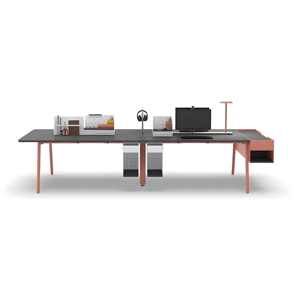 FAB-C 120° Y-Shaped Metal Frame Modular Office Workstation Desk