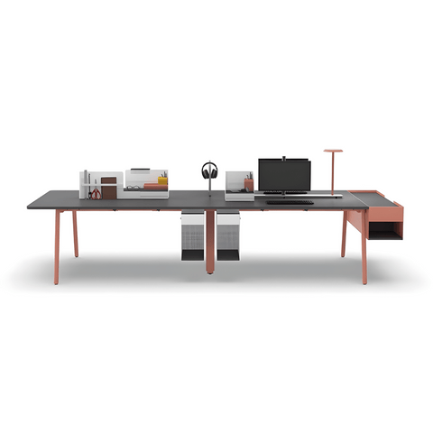 FAB-C 120° Y-Shaped Metal Frame Modular Office Workstation Desk