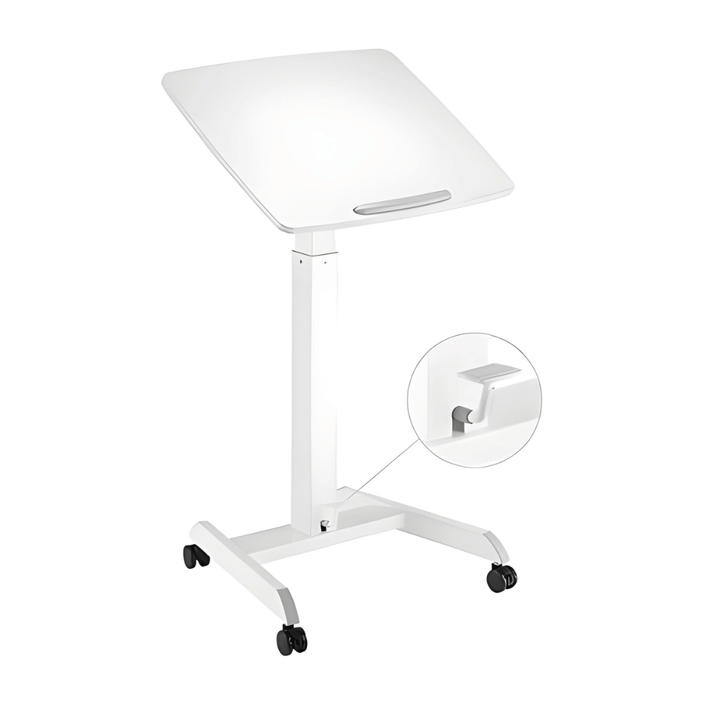 Brateck FWS07-1 Height Adjustable Mobile Workstation with Tiltable Desktop - Gavisco Office Furniture