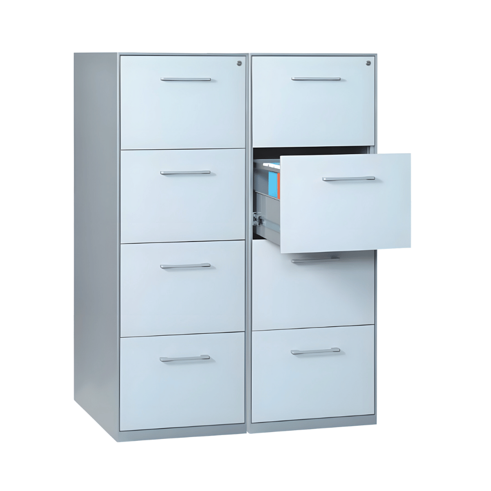 HFC Slim Edge Office Vertical Steel Drawer File Cabinet with Metal Handle - Gavisco Office Furniture