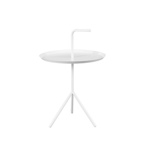 HT26 Modern Designer Small Round Coffee Side Table with Handle