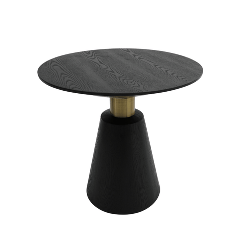 HT53 Luxury Wooden Round Coffee Side Table