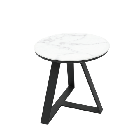 HT61 Modern Sintered Stone Round Coffee Side Table Combo