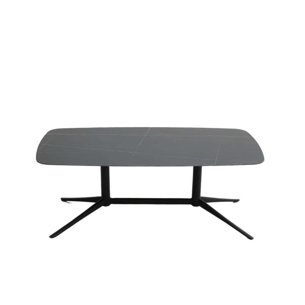 HT62 Modern Sintered Stone Rectangle Coffee Side Table