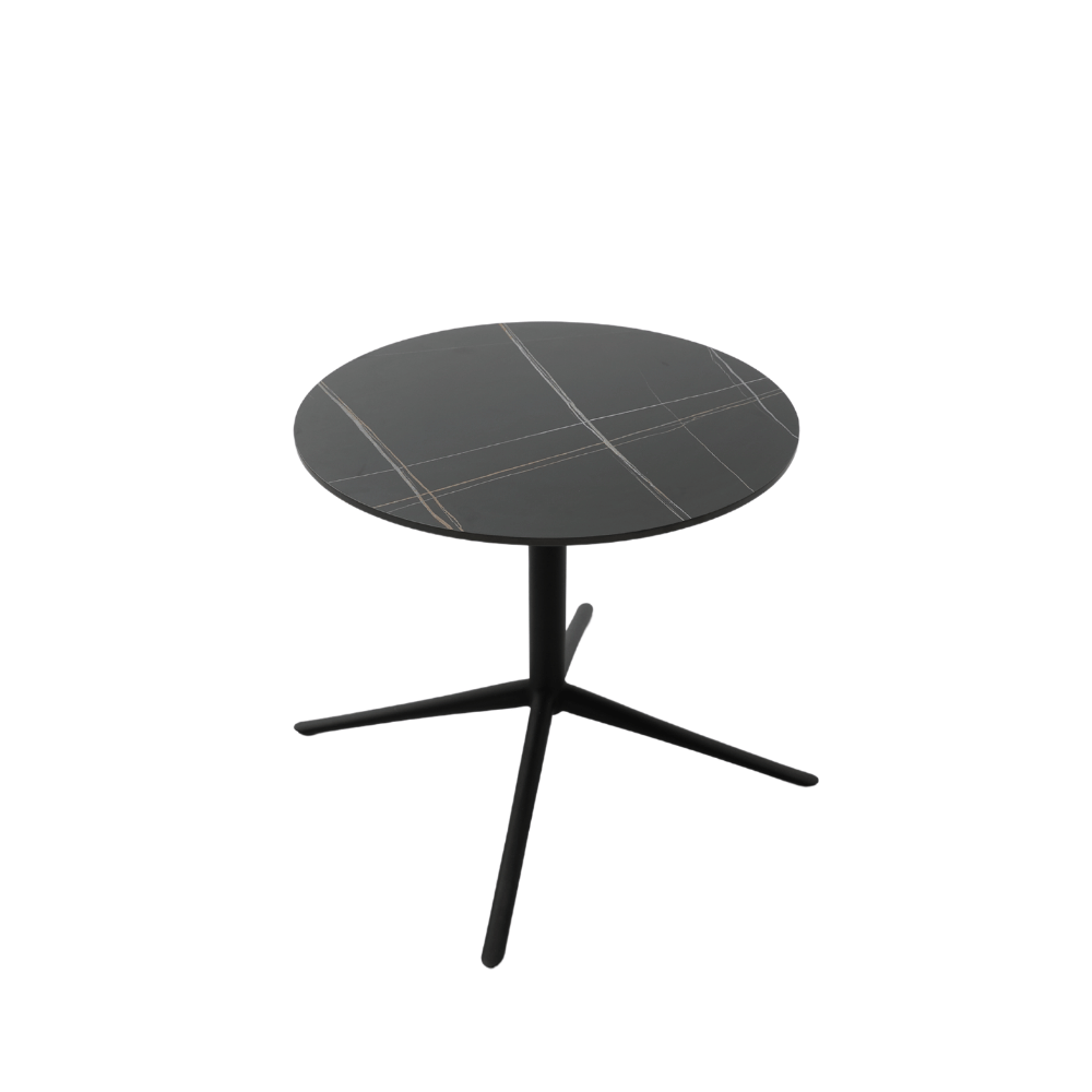 HT66 Modern Sintered Stone Round Coffee Side Table