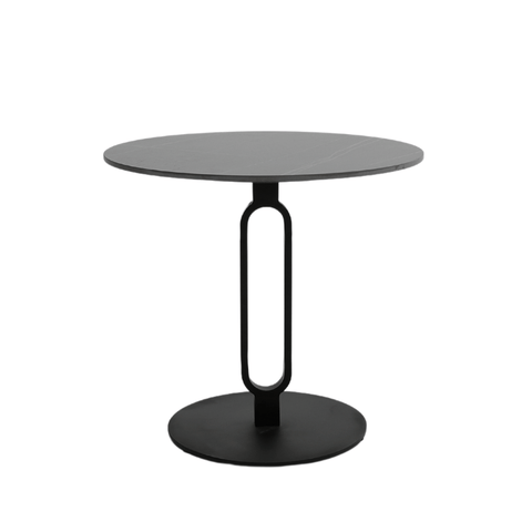 HT72 Designer Modern Sintered Stone Round Coffee Side Table